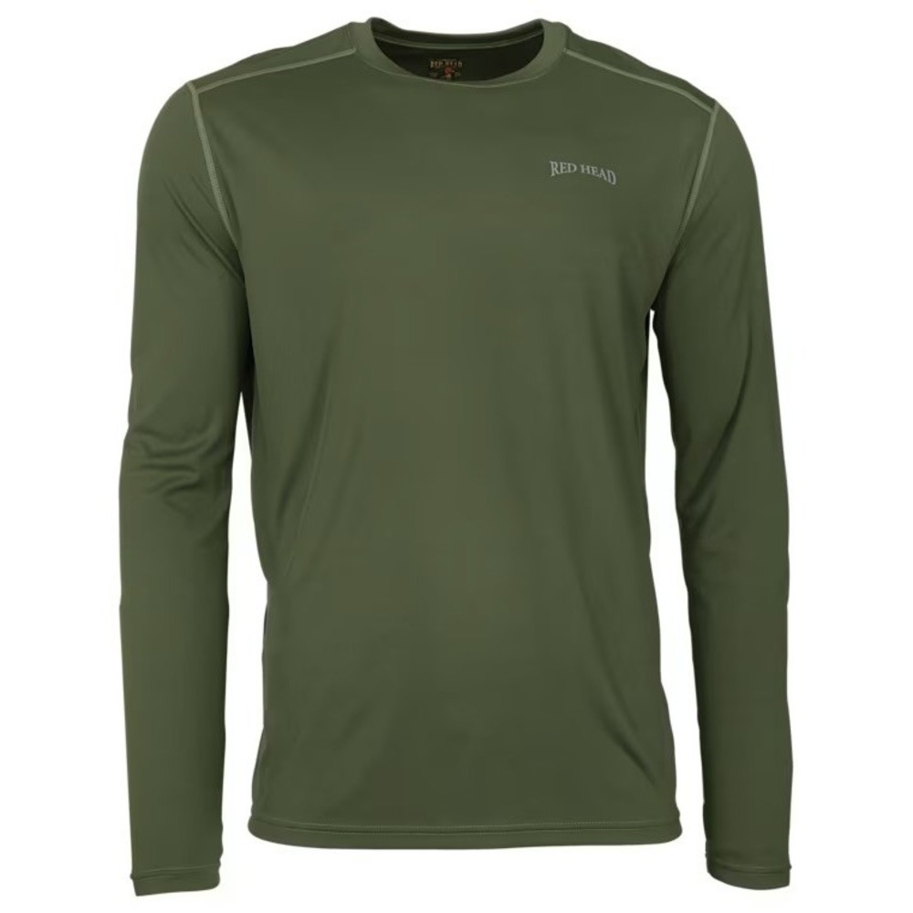 'RedHead' Lightweight Crew-Neck Base Layer Long-Sleeve Shirt‎ for Men - Size XL